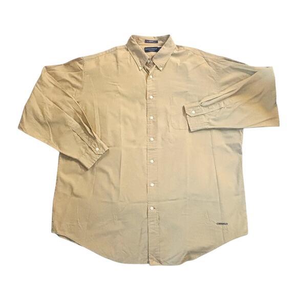 Daniel Cremieux Beige Button-Down Shirt Mens Size XXL - Picture 1 of 8